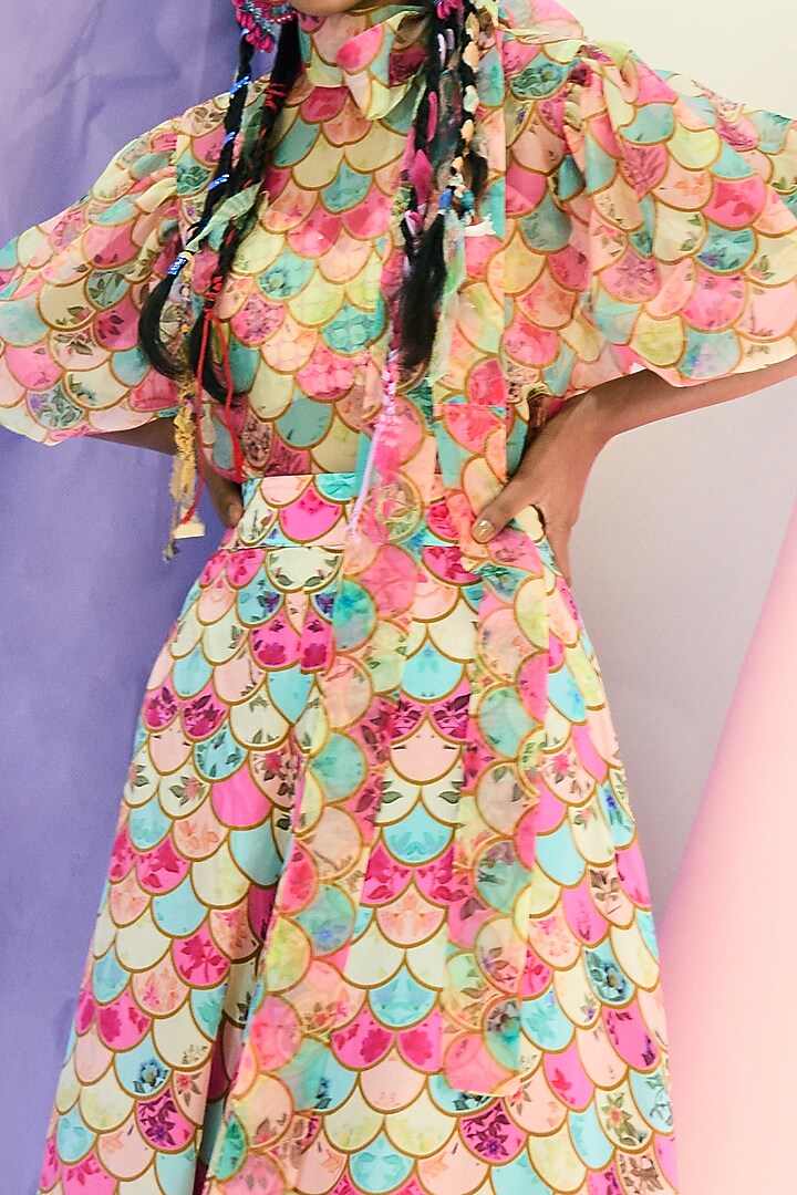 Multi-Colored Printed Pants by Limerick By Abirr N' Nanki at Pernia's Pop Up Shop