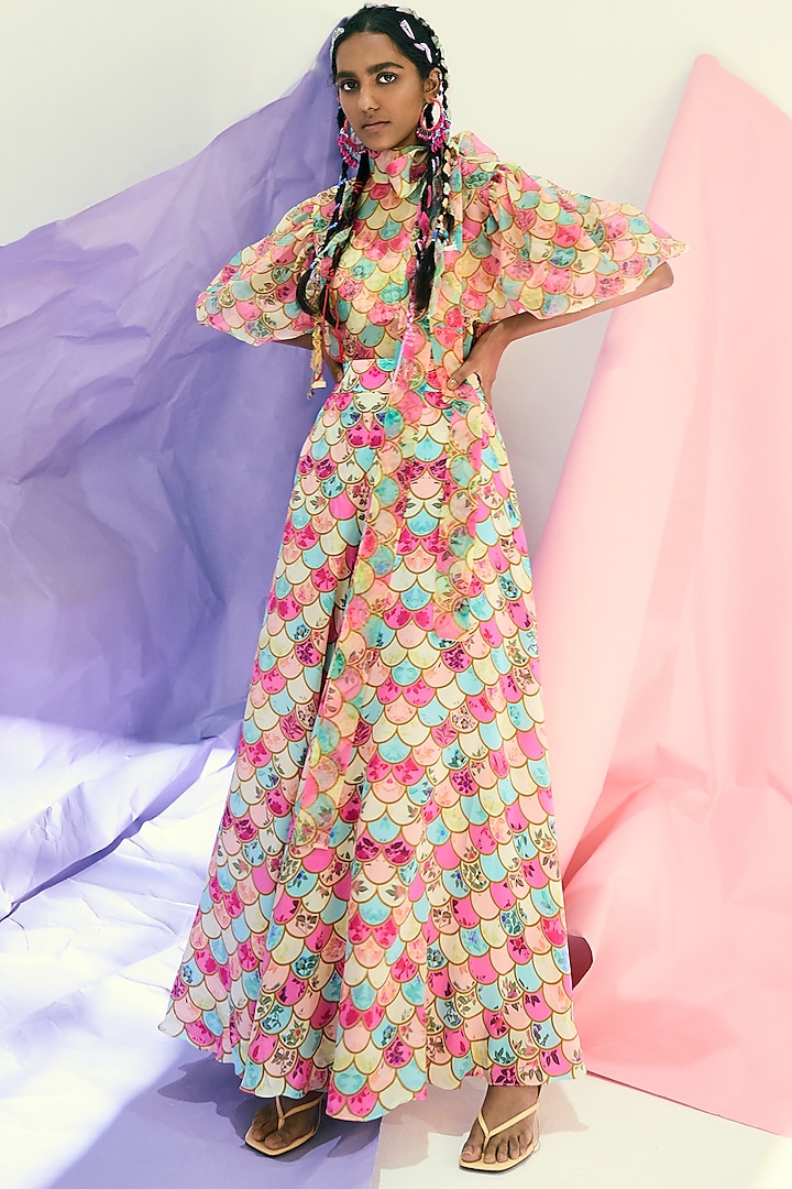 Multi-Colored Embroidered Top by Limerick By Abirr N' Nanki at Pernia's Pop Up Shop
