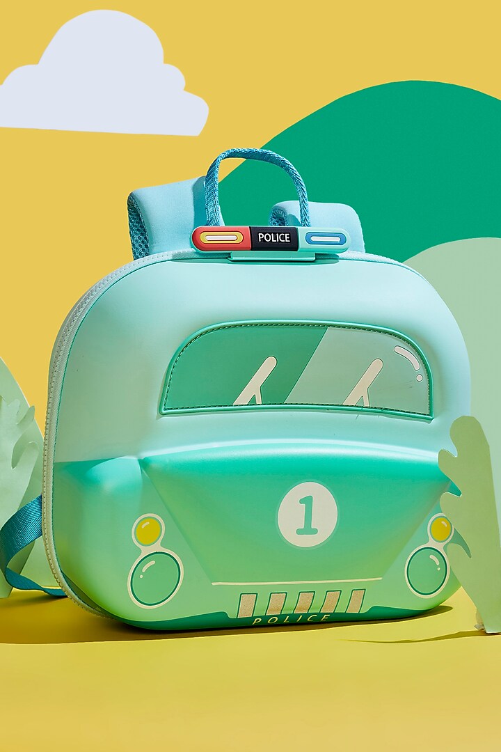 Green Silicone Car Backpack by Little Surprise Box
