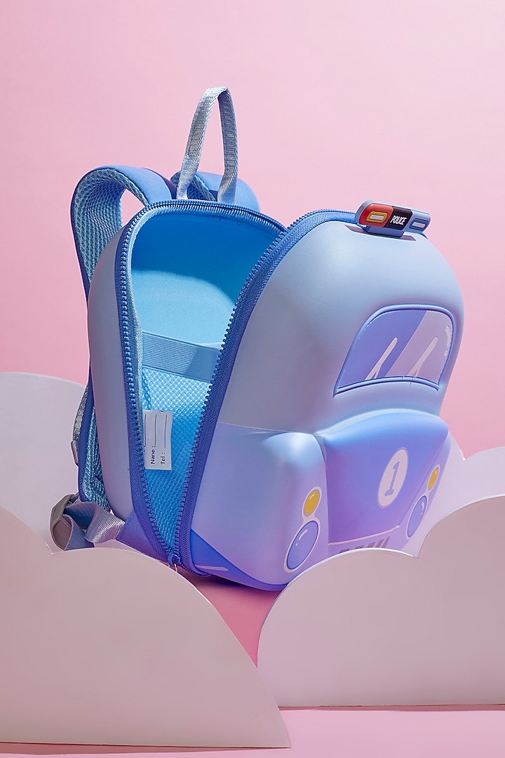 Blue Silicon Car Backpack by Little Surprise Box at Pernia's Pop Up Shop