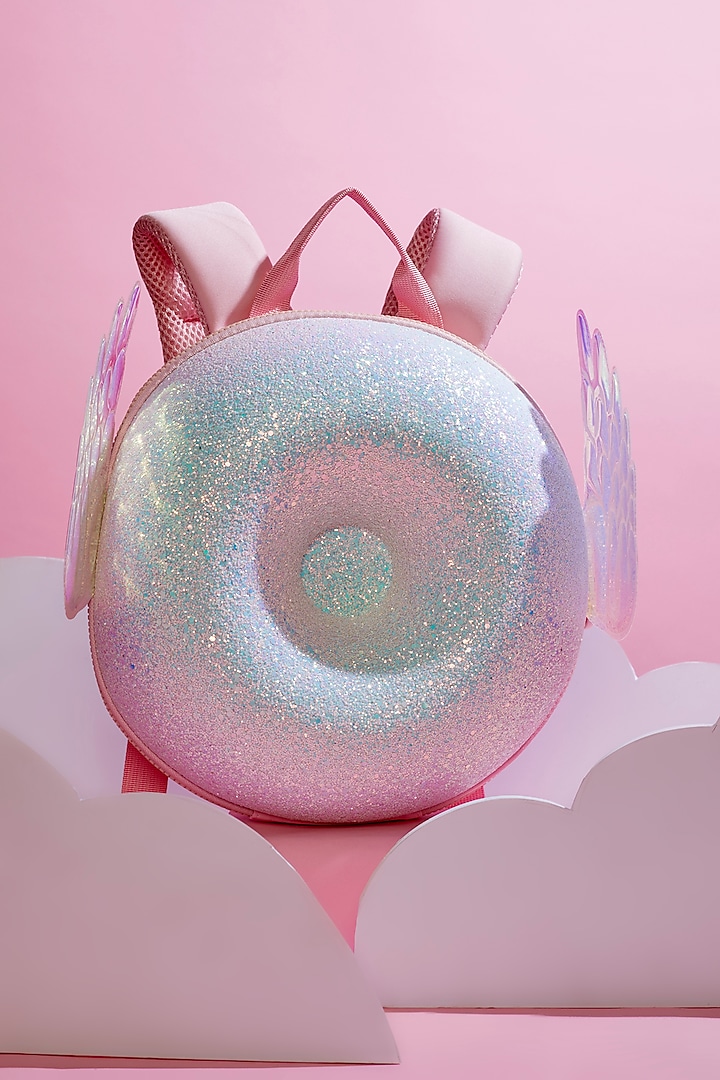 Silver Silicone Donut Backpack by Little Surprise Box