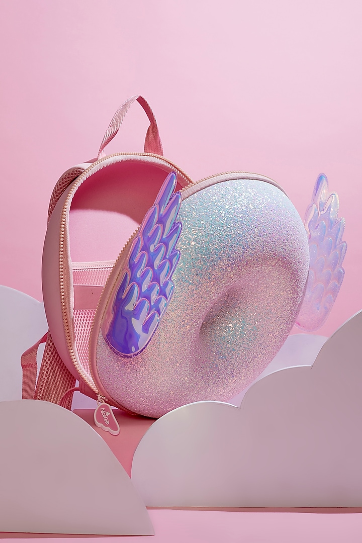 Silver Silicone Donut Backpack by Little Surprise Box at Pernia's Pop Up Shop