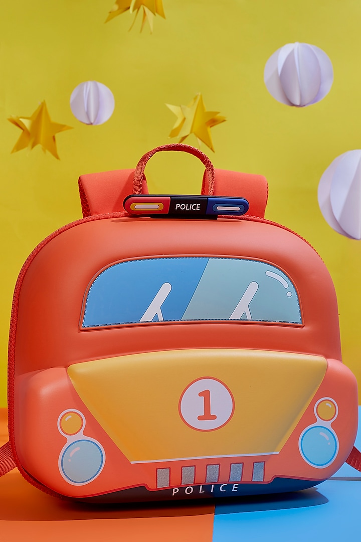 Orange Silicone Car Backpack by Little Surprise Box