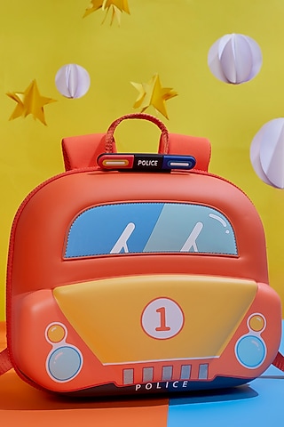 Orange Silicone Car Backpack by Little Surprise Box