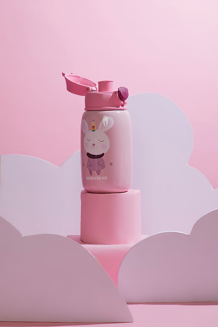 Pink Stainless Steel Water Bottle by Little Surprise Box at Pernia's Pop Up Shop