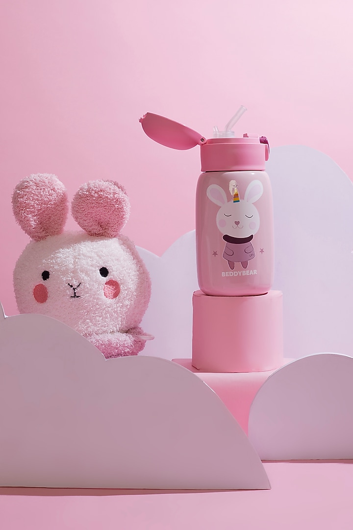 Pink Stainless Steel Water Bottle by Little Surprise Box at Pernia's Pop Up Shop