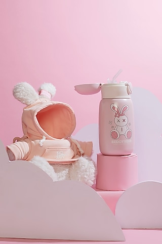 Pink Stainless Steel Water Bottle by Little Surprise Box
