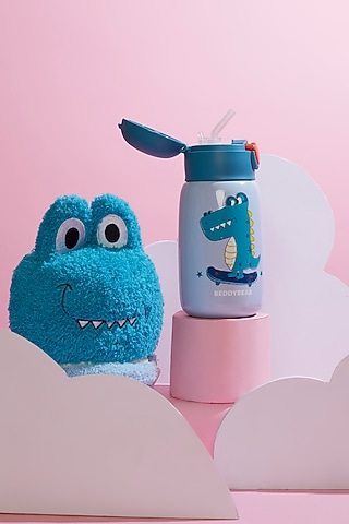 Blue Stainless Steel Water Bottle by Little Surprise Box