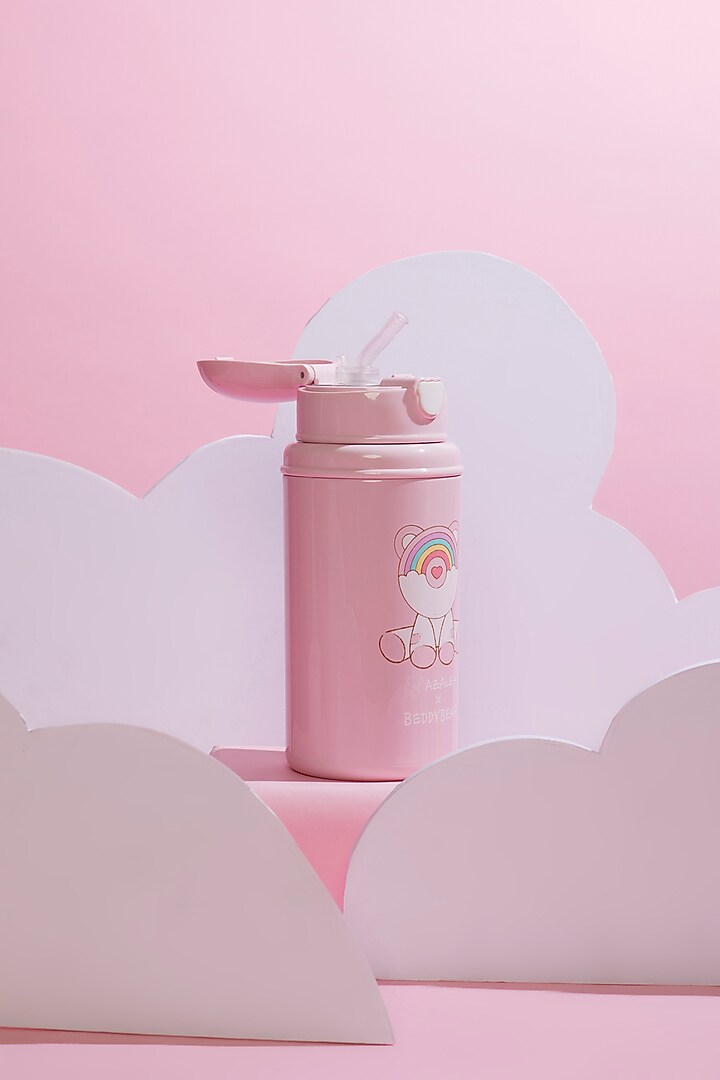 Pink Stainless Steel Water Bottle by Little Surprise Box at Pernia's Pop Up Shop
