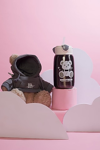 Grey Stainless Steel Water Bottle by Little Surprise Box