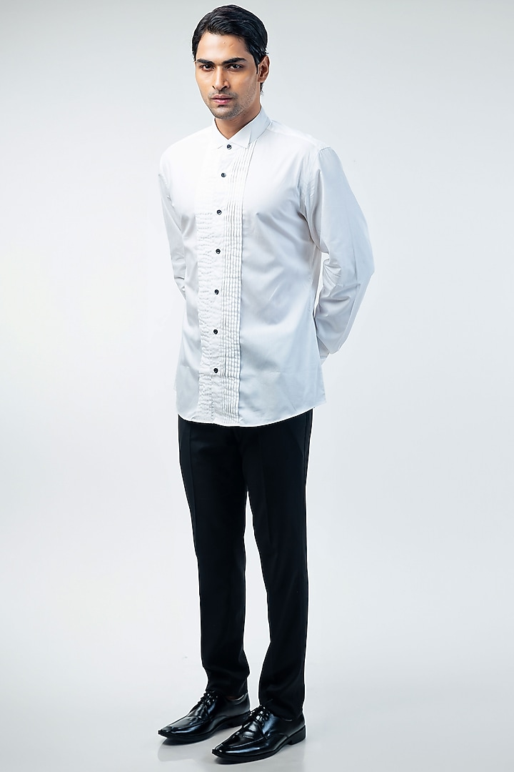Wine Cupro Embroidered Tuxedo Set by Kommal Sood at Pernia's Pop Up Shop