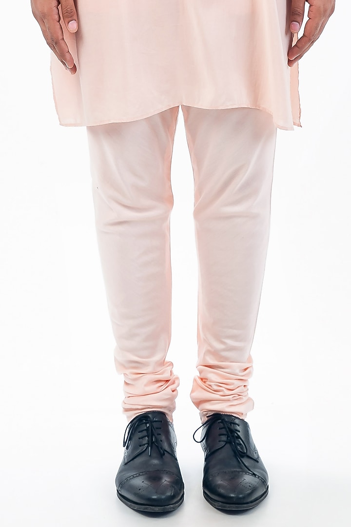 Rose Pink Cotton Silk Kurta Set by Kommal Sood at Pernia's Pop Up Shop