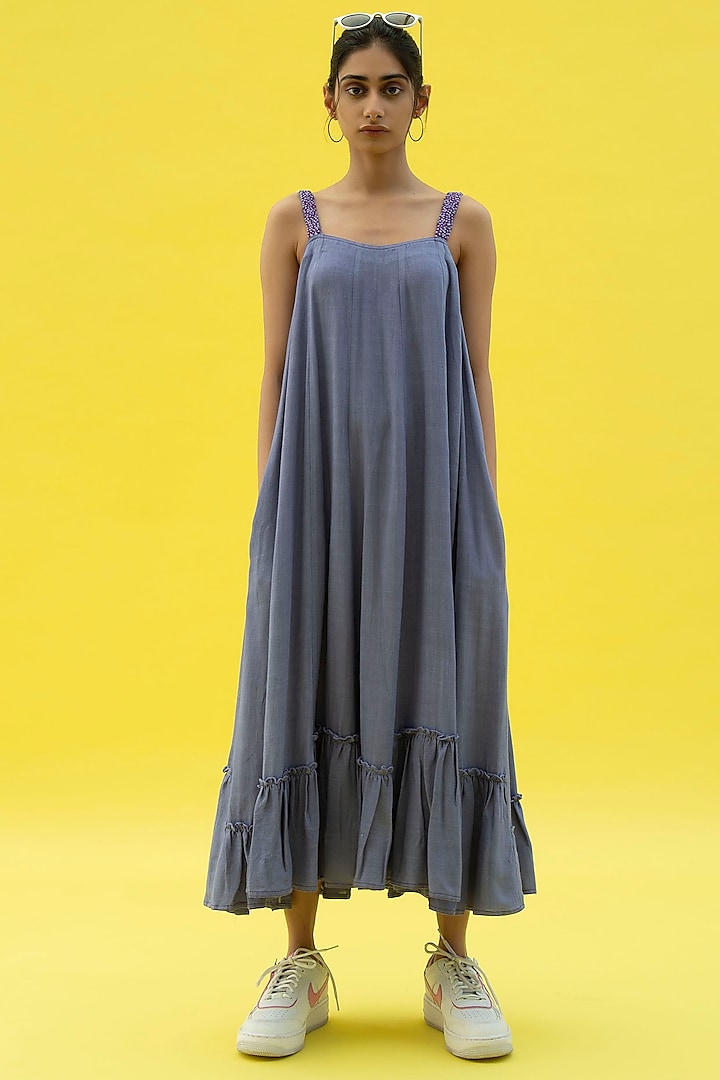 Tradewind Blue Maxi Dress by Label Meesa