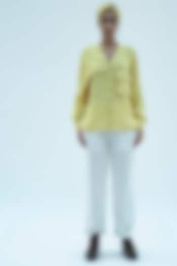Yellow Iris Shirt by Label Meesa