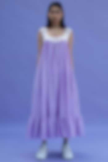 Cherry Blossom Purple Dress by Label Meesa