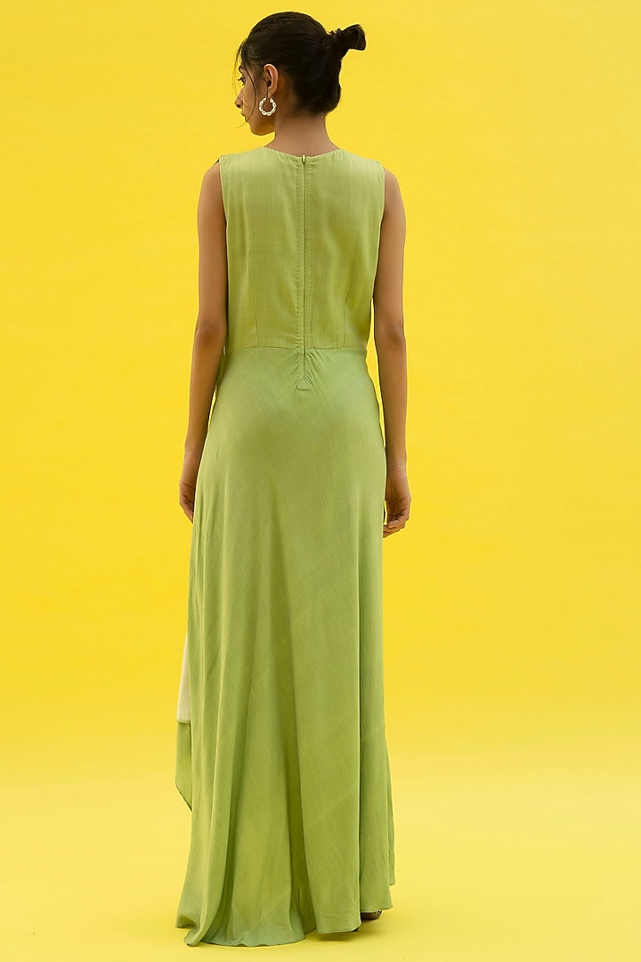 green goddess healthy dressing Sweetheart Neckline Maxi Dress in Sage Green - 8 main image 1