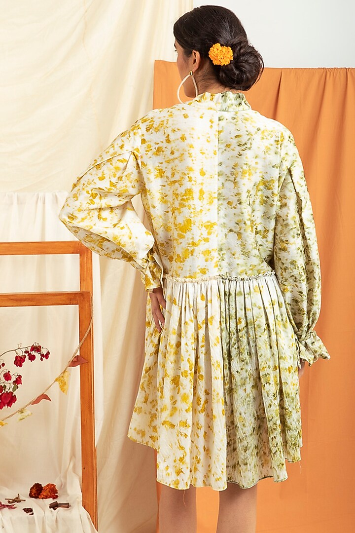 Multi-Coloured Printed Mini Summer Dress by Label Meesa at Pernia's Pop Up Shop