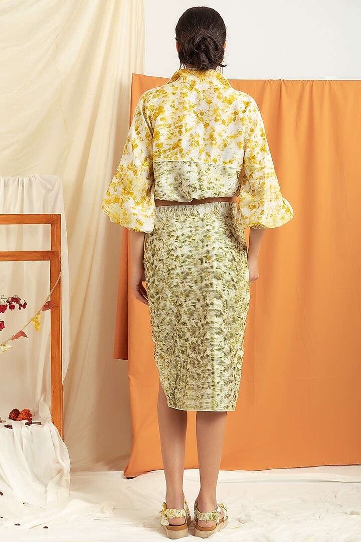 Multi-Coloured Printed Skirt Set by Label Meesa at Pernia's Pop Up Shop