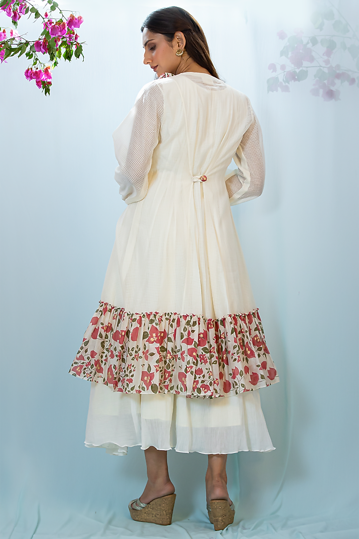 Off-white Cotton Tunic by Label Meesa at Pernia's Pop Up Shop