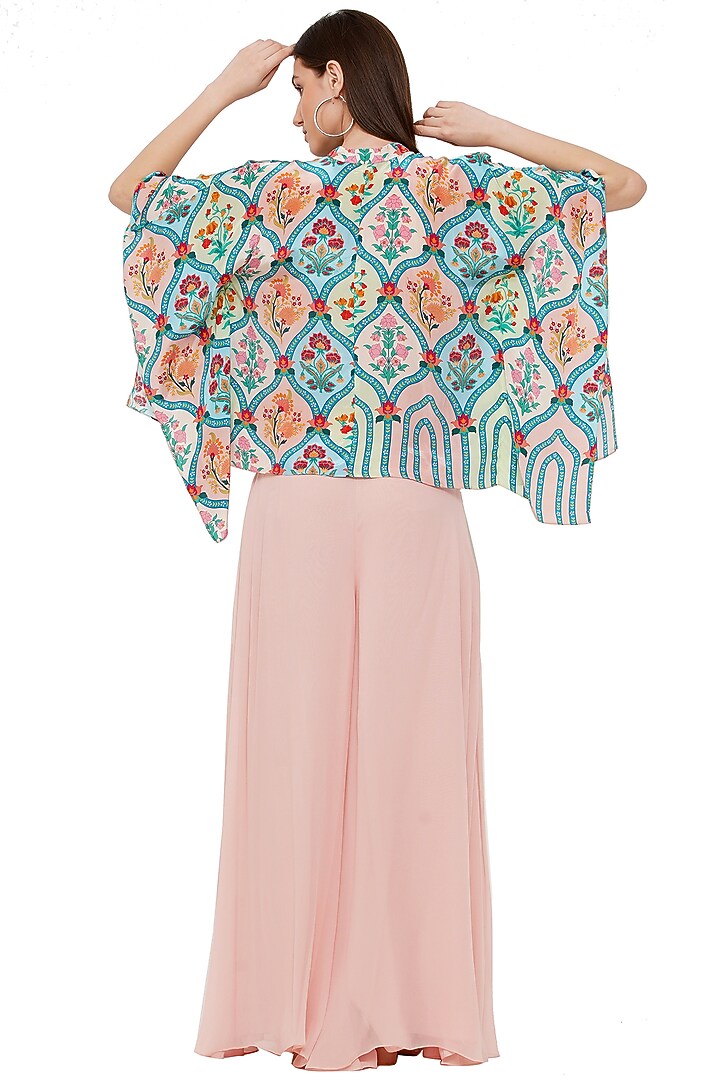 Multi-Coloured Printed Kaftan Shirt by Limerick By Abirr N' Nanki at Pernia's Pop Up Shop