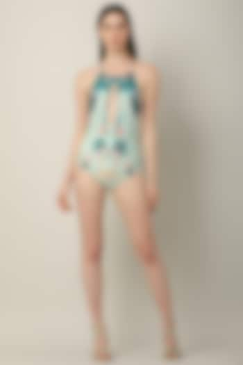 Multi-Colored Polyester Printed Monokini by Limerick By Abirr N' Nanki at Pernia's Pop Up Shop