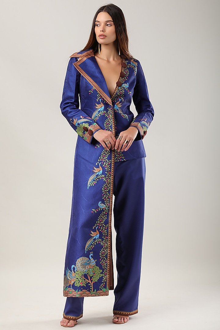 Black Bamberg Crepe Pants by Limerick By Abirr N' Nanki at Pernia's Pop Up Shop