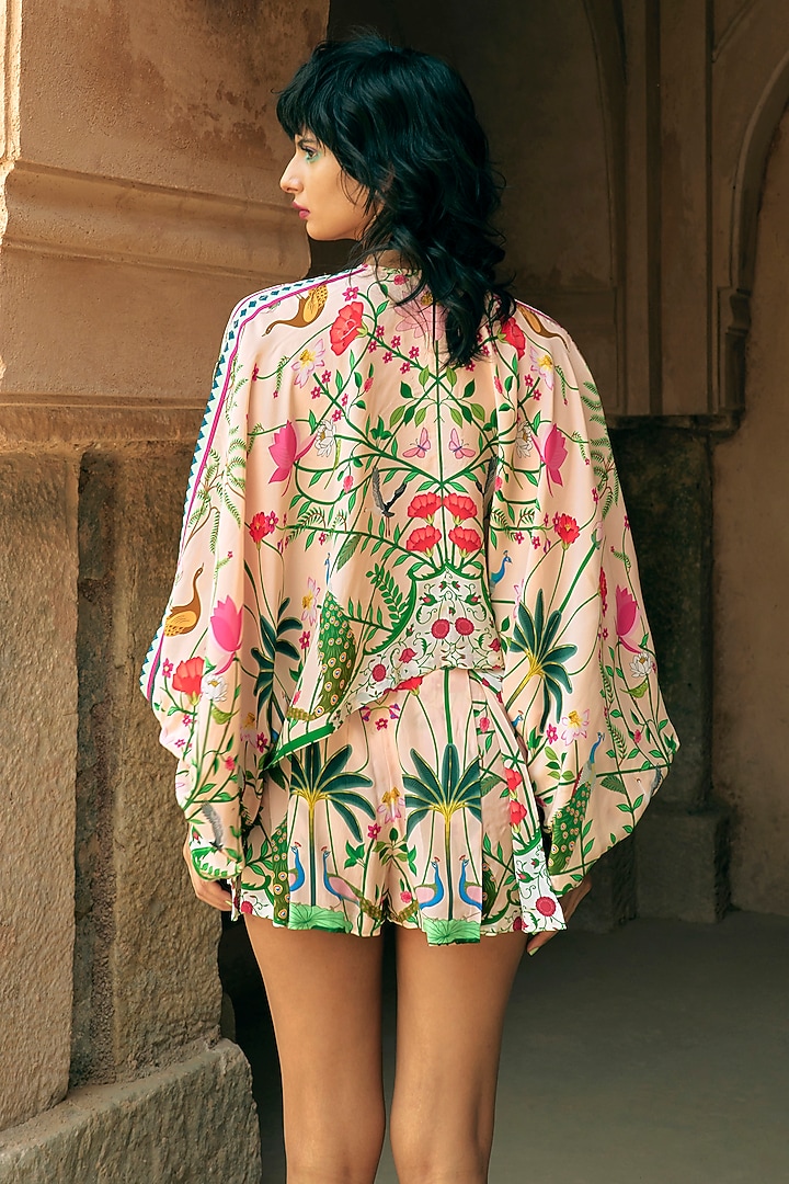 Multi Coloured Crepe Printed Top by Limerick By Abirr N' Nanki at Pernia's Pop Up Shop