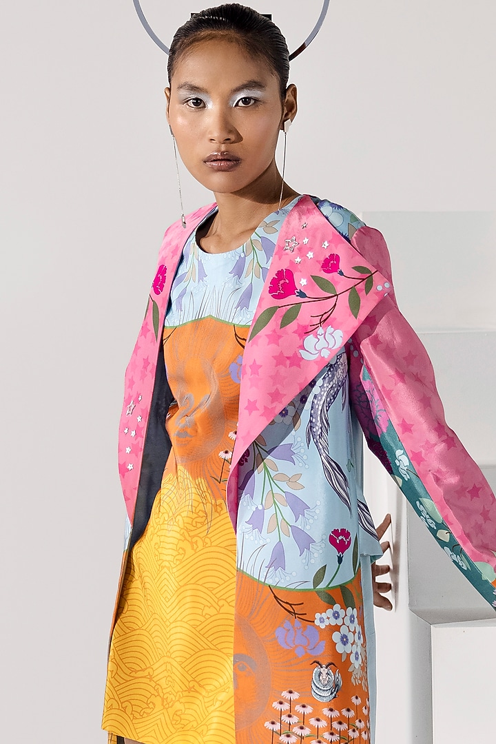 Multi-Colored Printed Summer Dress by Limerick By Abirr N' Nanki at Pernia's Pop Up Shop