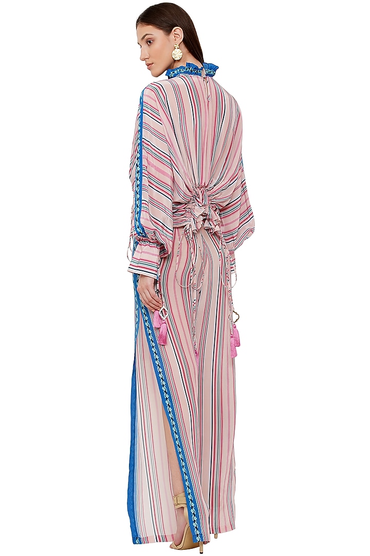 Baby Pink Crepe Printed Top by Limerick By Abirr N' Nanki at Pernia's Pop Up Shop