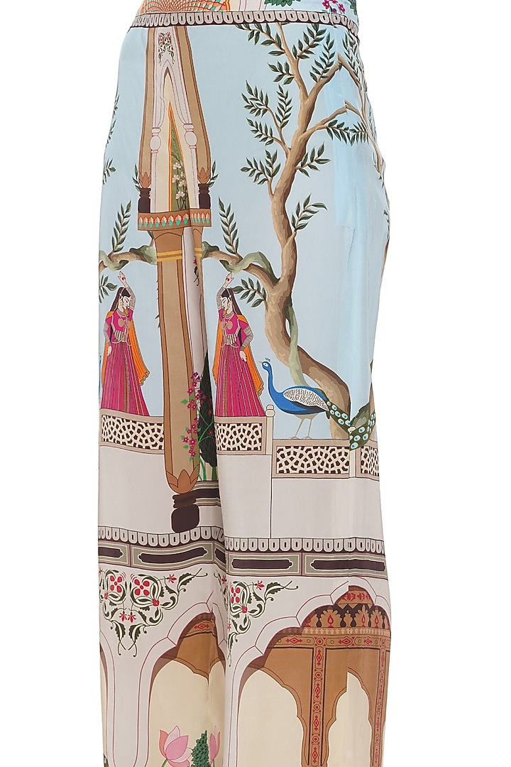 Multi-Colored Printed Pants by Limerick By Abirr N' Nanki at Pernia's Pop Up Shop
