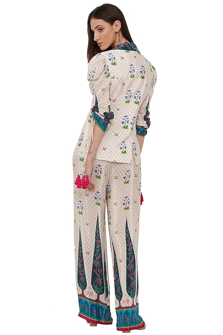 Multi-Coloured Printed Jacket by Limerick By Abirr N' Nanki at Pernia's Pop Up Shop