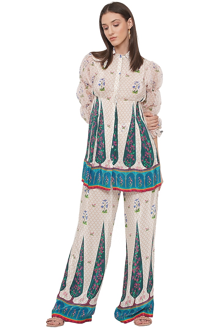 Multi-Coloured Printed Pants by Limerick By Abirr N' Nanki at Pernia's Pop Up Shop