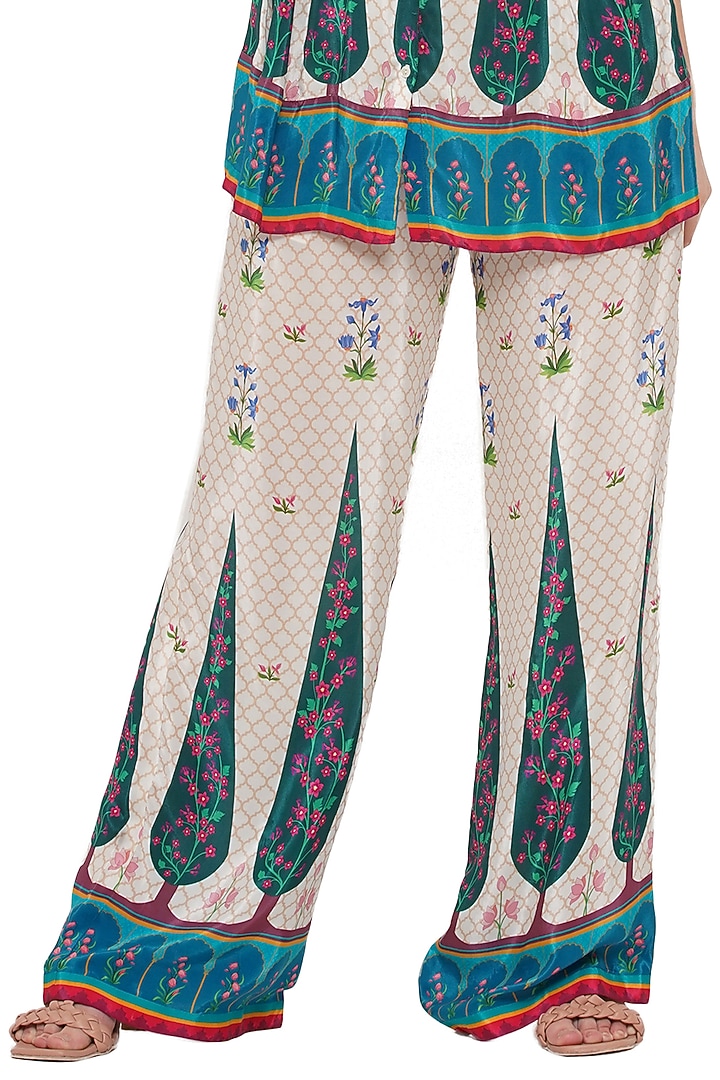 Multi-Coloured Printed Pants by Limerick By Abirr N' Nanki at Pernia's Pop Up Shop