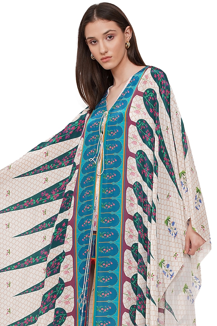 Multi-Coloured Printed Cape by Limerick By Abirr N' Nanki at Pernia's Pop Up Shop