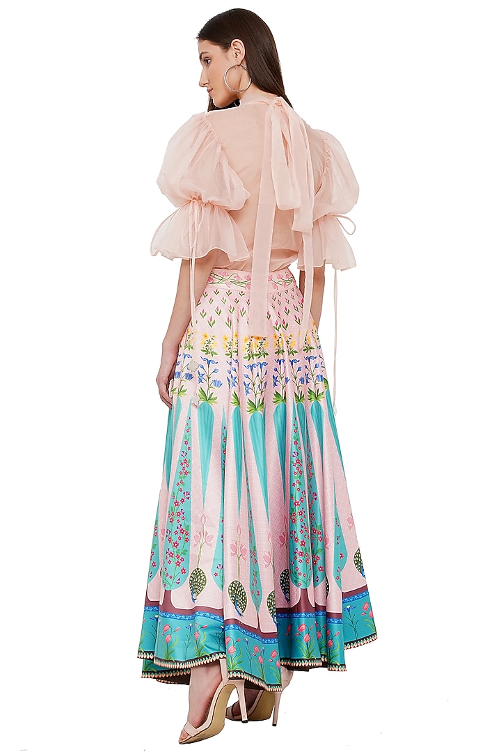Multi-Coloured Printed Skirt by Limerick By Abirr N' Nanki at Pernia's Pop Up Shop