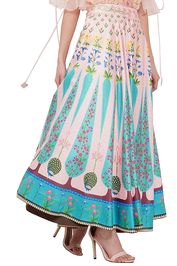 Multi-Coloured Printed Skirt by Limerick By Abirr N' Nanki at Pernia's Pop Up Shop