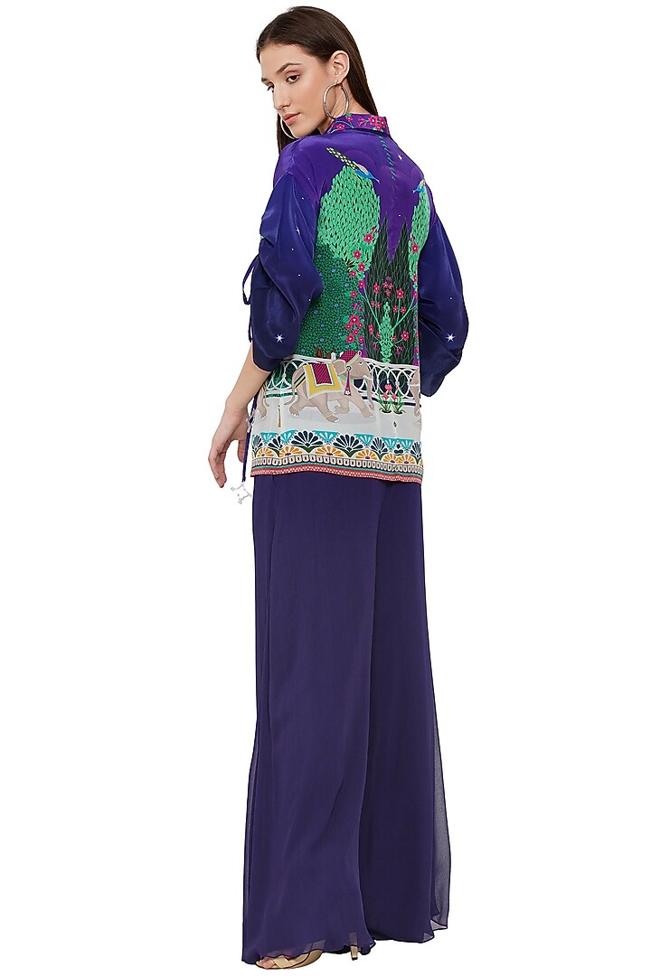 Multi-Colored Printed Shirt by Limerick By Abirr N' Nanki at Pernia's Pop Up Shop