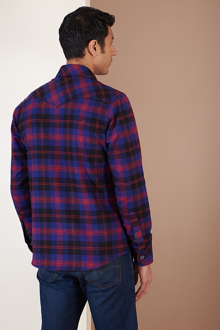 Multi-Colored Tweed Patchwork Jacket by Label Mukund Taneja at Pernia's Pop Up Shop