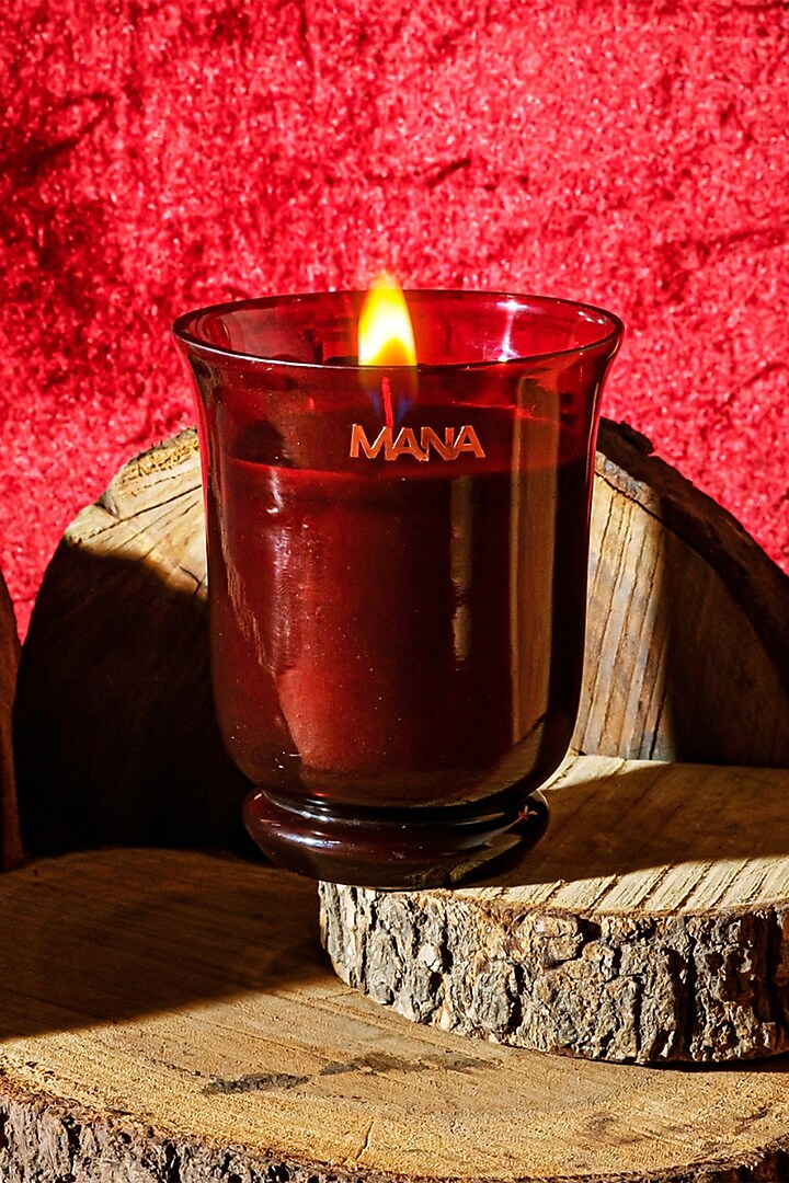 Dark Amber & Wood Scented Candle Design by LOVE-MANA at Pernia's Pop Up  Shop 2023