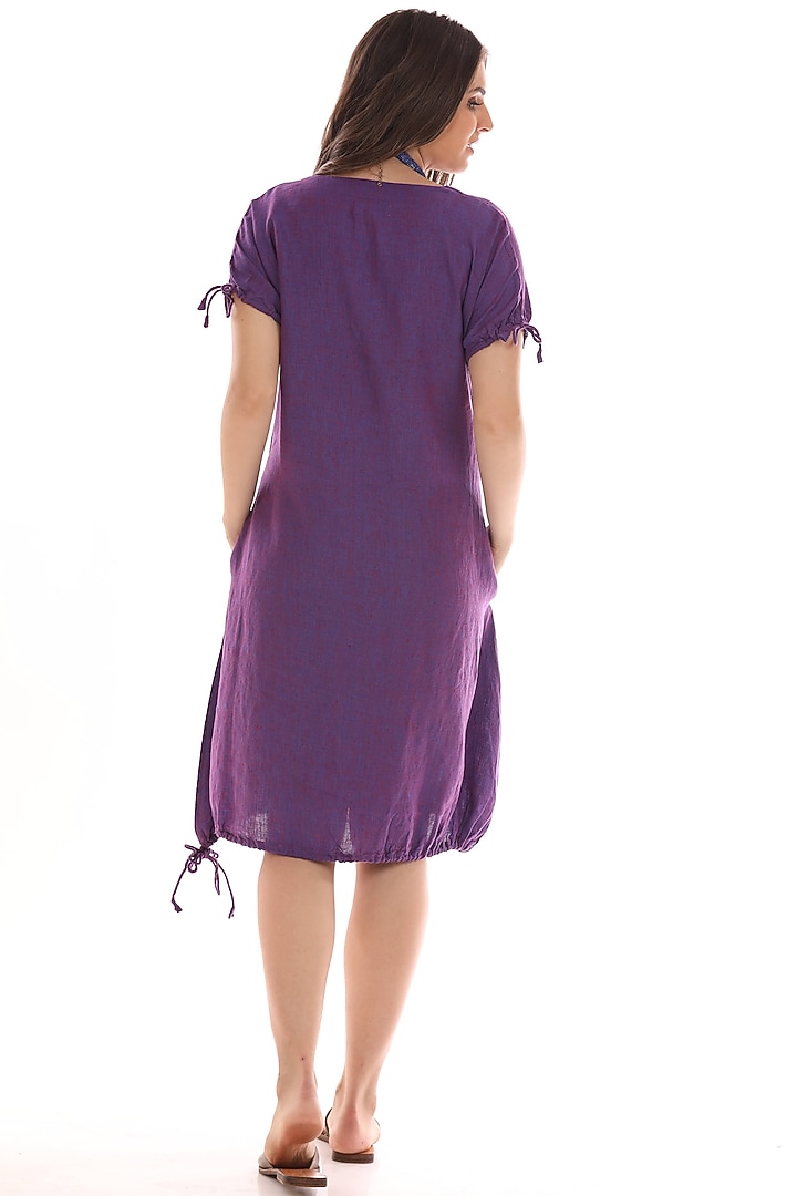 Violet Linen Summer Dress by linencut at Pernia's Pop Up Shop