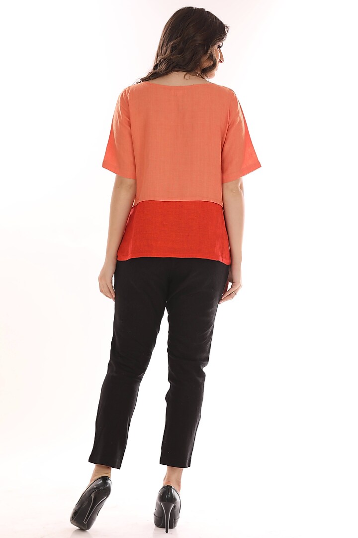 Multi-Colored Linen Top by linencut at Pernia's Pop Up Shop