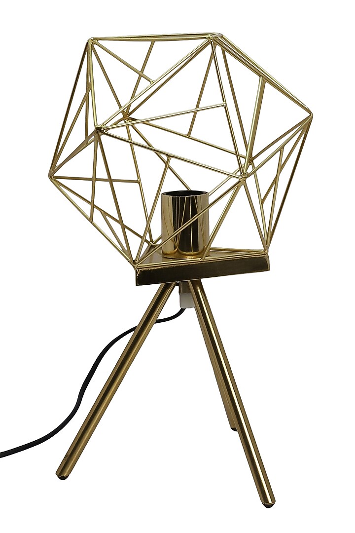 Shiny Gold Stainless Steel Table Lamp by Logam at Pernia's Pop Up Shop