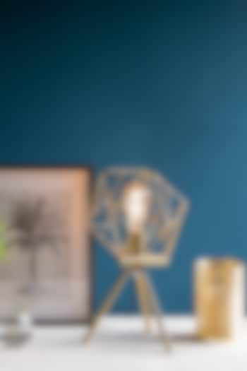 Shiny Gold Stainless Steel Table Lamp by Logam at Pernia's Pop Up Shop