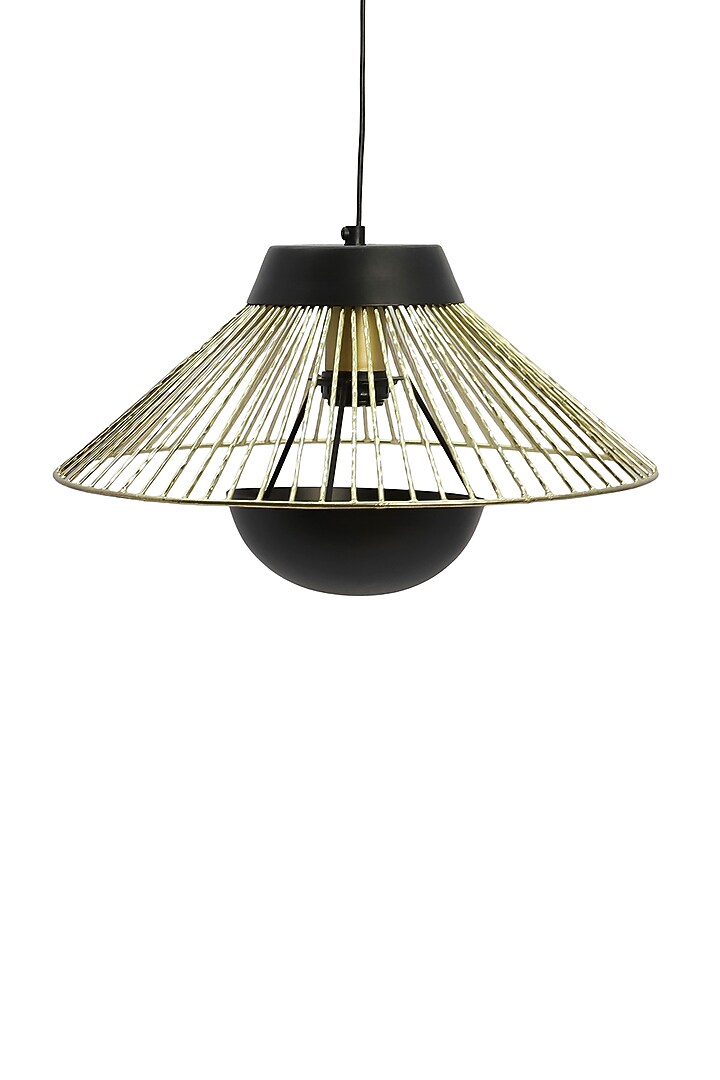 Black & Gold Iron Pendant Light by Logam at Pernia's Pop Up Shop