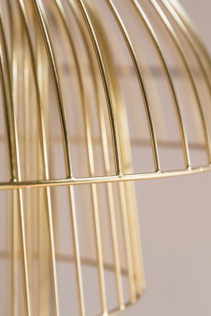 Gold Iron Pendant Light by Logam at Pernia's Pop Up Shop