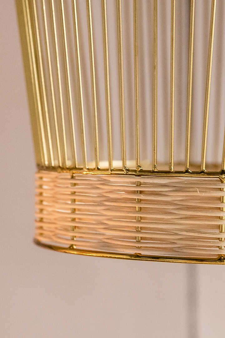 Gold Bell-Shaped Pendant Light by Logam at Pernia's Pop Up Shop