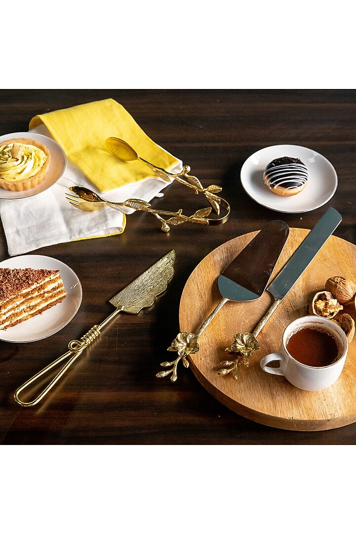 Botanical Gold Tongs by Logam at Pernia's Pop Up Shop