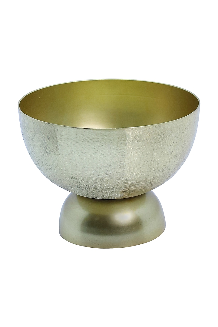 Gold Large Serving Bowl by Logam at Pernia's Pop Up Shop