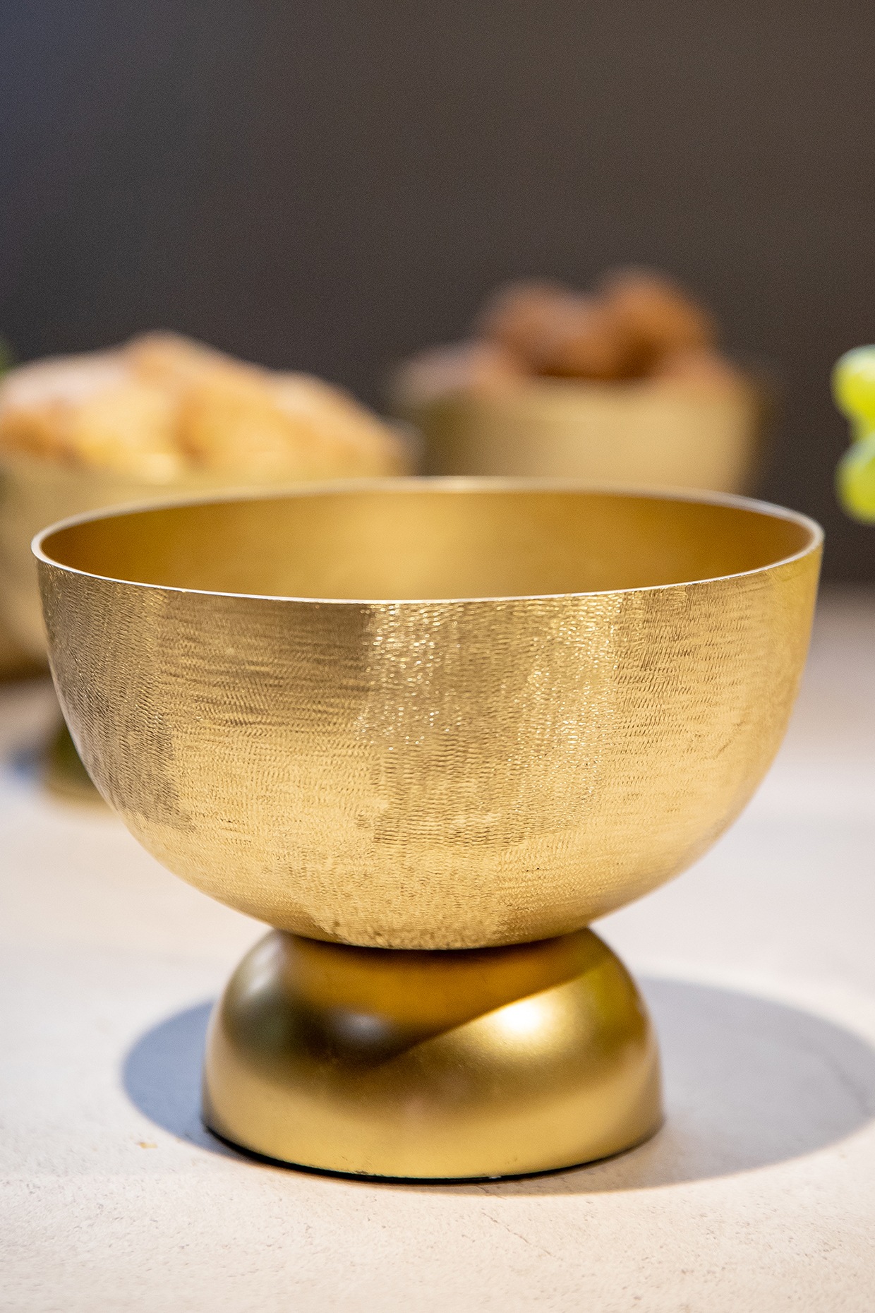 Gold Large Serving Bowl Design by Logam at Pernia s Pop Up Shop 2024