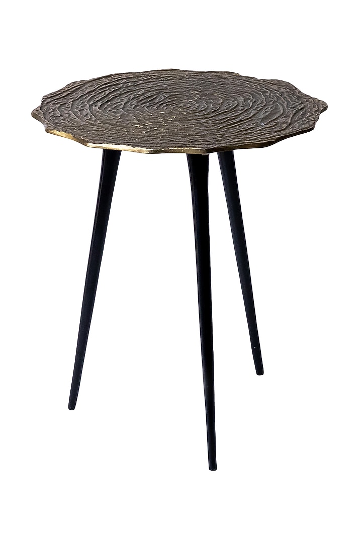 Gold & Black Aluminium Nesting Table Set by Logam at Pernia's Pop Up Shop